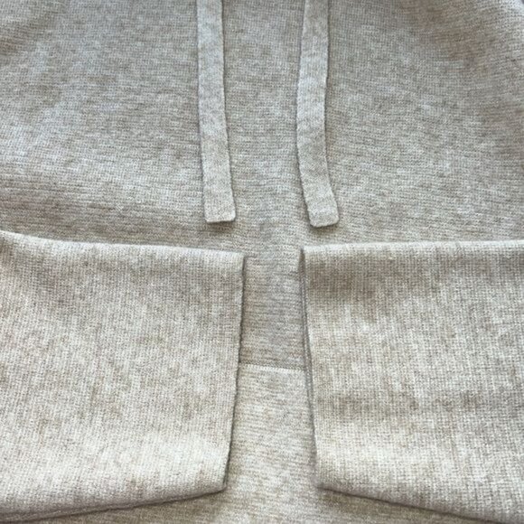 Magaschoni Womens Knit Hoodie Pullover Sweater Khaki Size XL Lightweight Casual - Picture 4 of 7